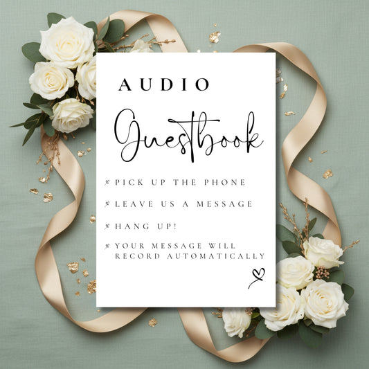 Audio guestbook instructions - Lucia black