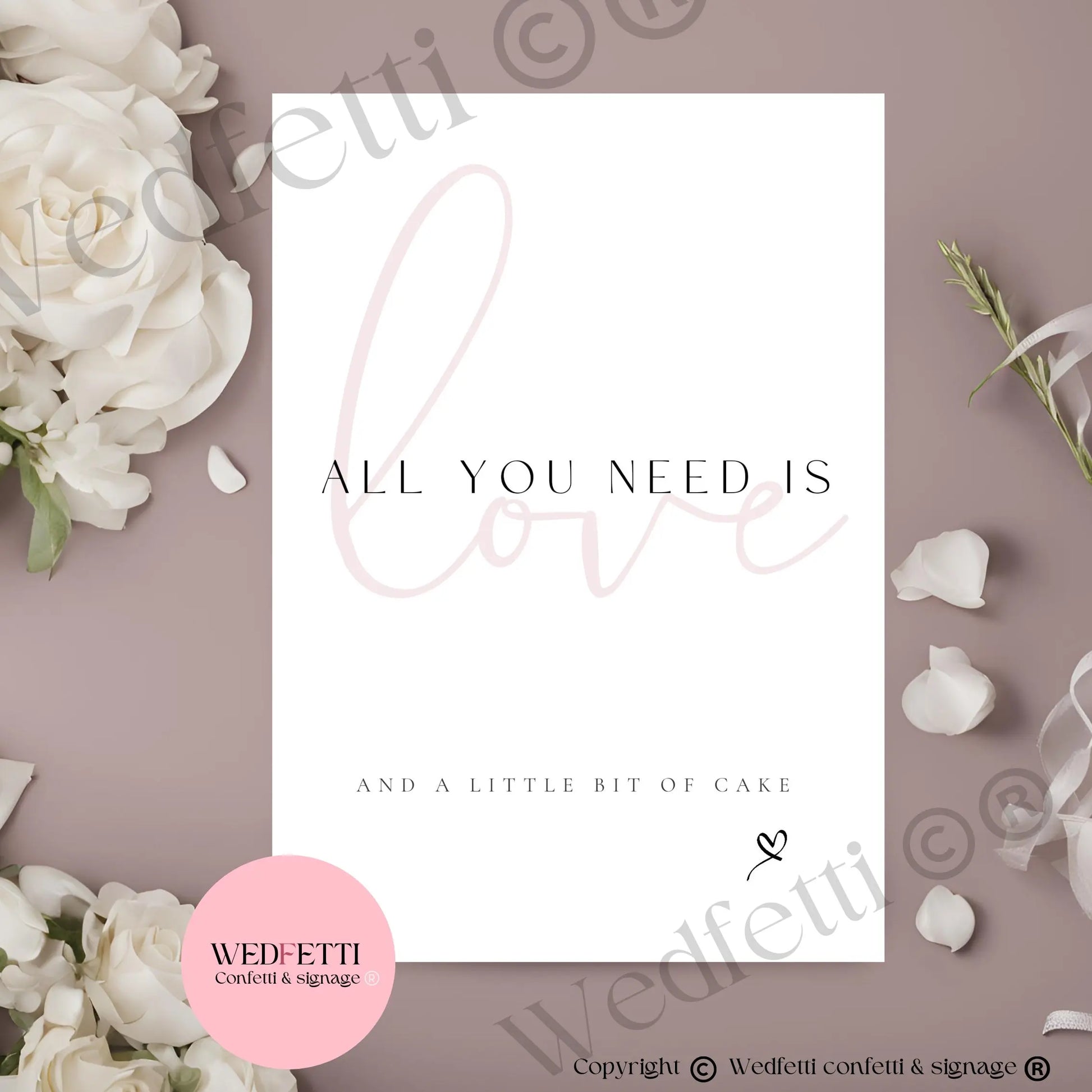 Love & Cake WedFetti