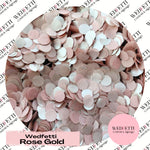 Slow falling paper Confetti - Rose Gold by Wedfetti - Biodegradable