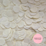 Circles Large 2.5cm Biodegradable - Light Ivory