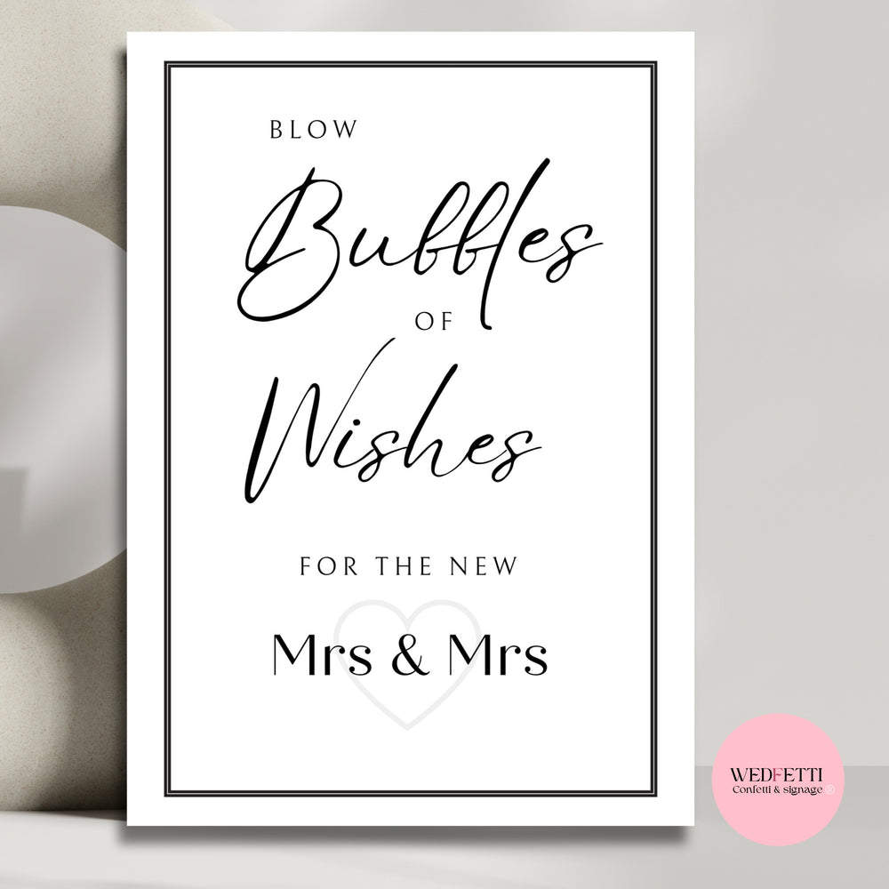 White stone collection - Bubbles (Mrs & Mrs)
