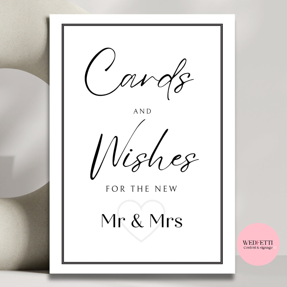 White stone collection - Cards & Wishes (Mr & Mrs)