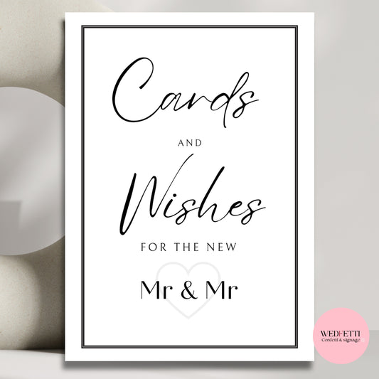 White stone collection - Cards & Wishes (Mr & Mr)