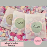 Biodegradable Confetti packets - Plain & B&W (Confetti purchased separately)