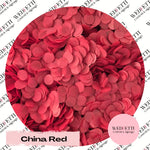 Slow falling paper Confetti - China Red