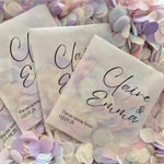 Slow falling paper Confetti - Flaming Sunset