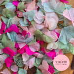 Petal Confetti hydrangea - Sage Pink Hydrangea mix Fuschia