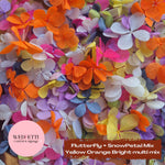 FlutterFly® Petal Confetti - Yellow Orange Bright Multi Mix