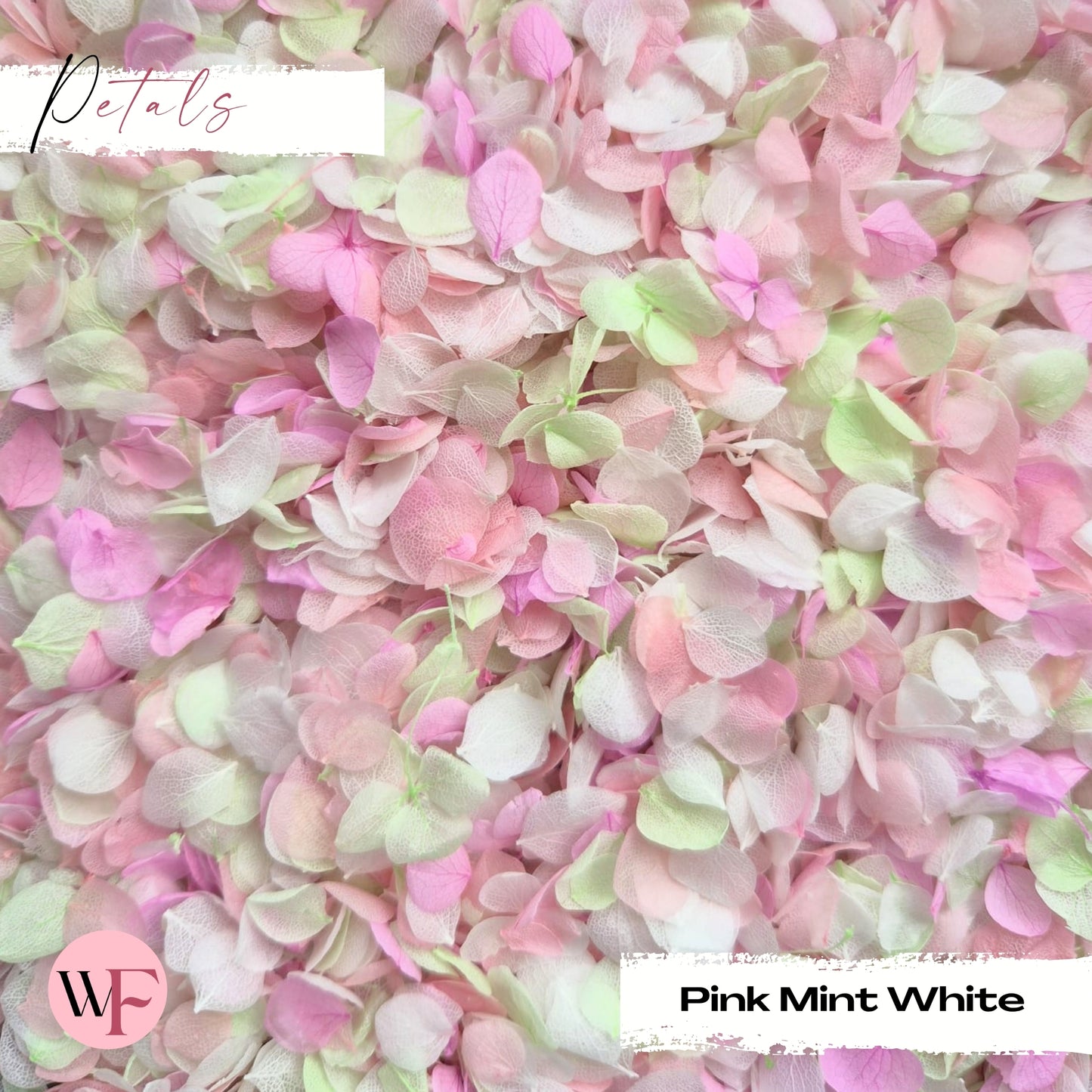 Snow Petal Confetti® - Pink Mint White