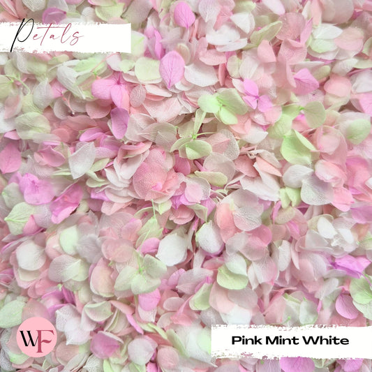 Snow Petal Confetti® - Pink Mint White
