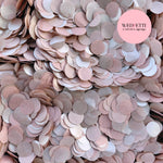 Slow falling paper Confetti - Rose Gold by Wedfetti - Biodegradable