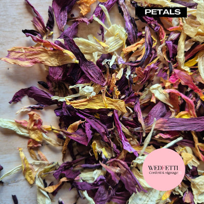 Purple Sangria Petal Confetti