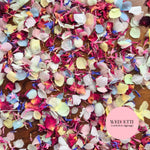 Snow Petal Confetti® - Snow Petals - Light pastels, Rose and 3 shade cornflower