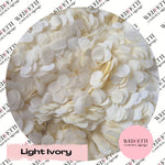 Slow falling paper Confetti - Light Ivory