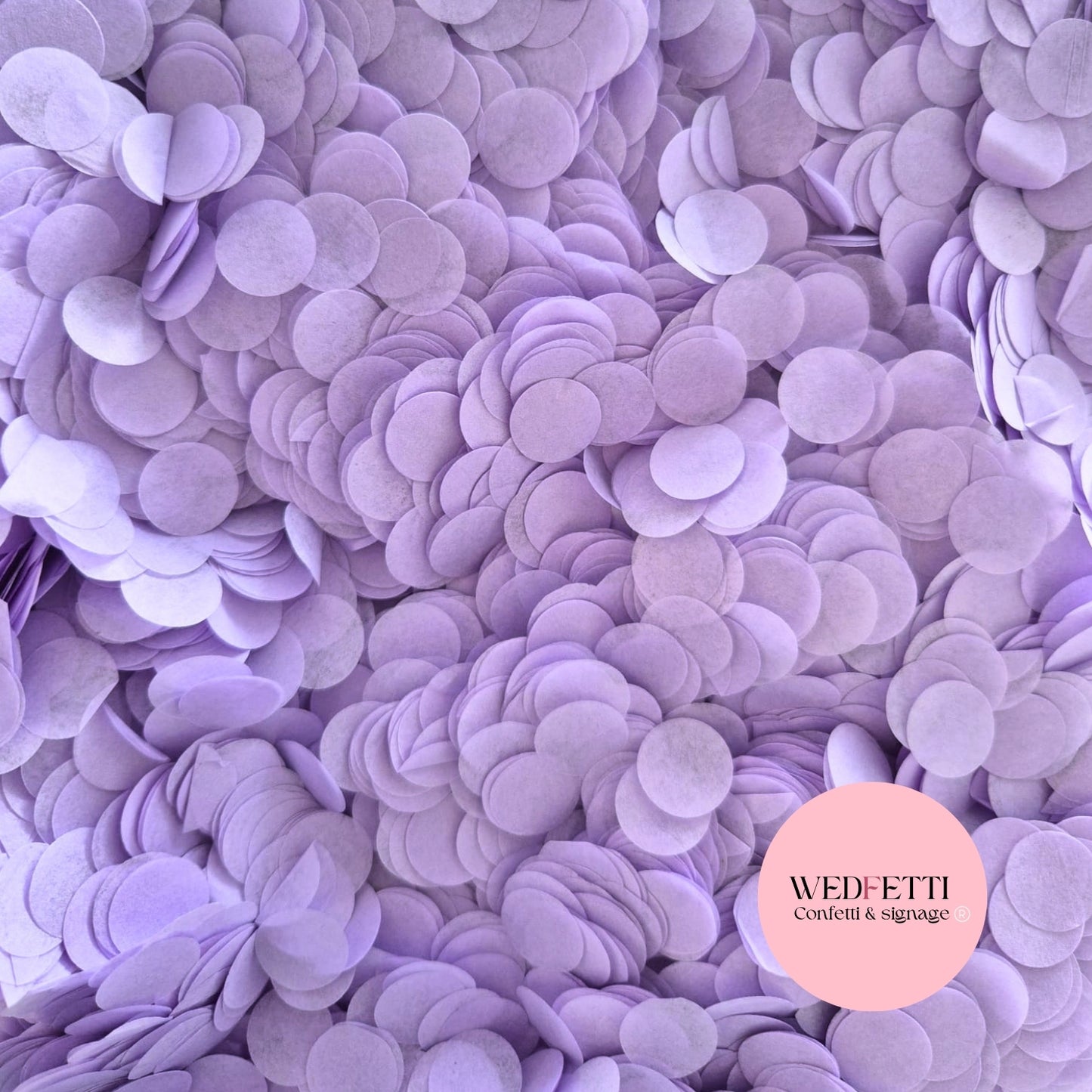 Slow falling paper Confetti - Violet
