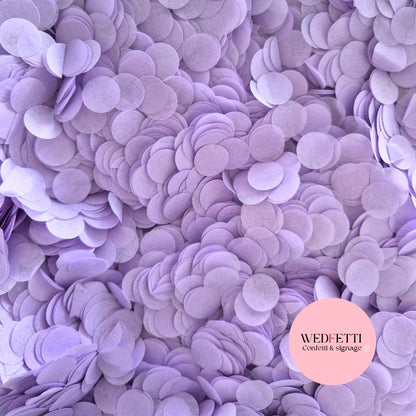 Slow falling paper Confetti - Violet
