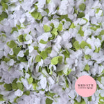 Paper Confetti hearts 1.5cm - Deep Sage White