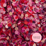 Slow falling paper Confetti - Metallic Berries