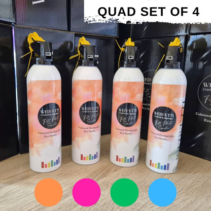 Fetti Photo Smoke – Coloured Eco Photography Smoke Set of 4
