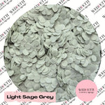 Slow falling paper Confetti - Light Sage Grey
