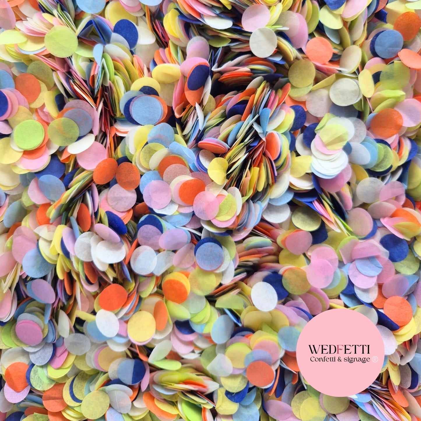 Slow falling paper Confetti - Paintbrush Mix