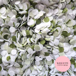 Slow falling paper Confetti - Sage Olive White Light Sage Grey