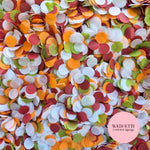 Slow falling paper Confetti - Wine Autumn Deep Sage
