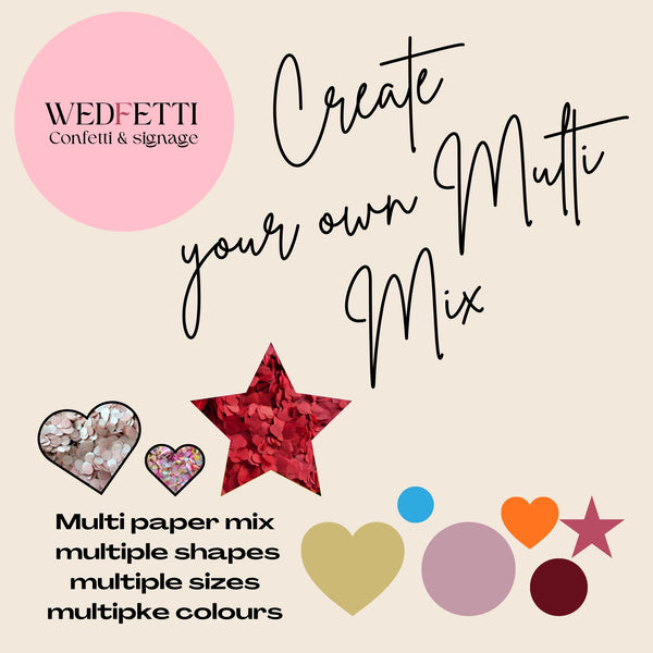 Create Your own Multi Mix with All Shapes and Sizes