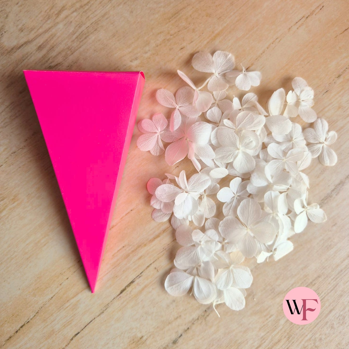 DIY closed Petal/Paper confetti cones (Large)