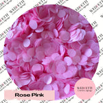 Slow falling paper Confetti - Rose Pink