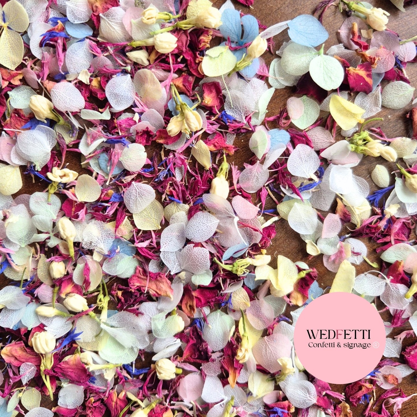 Snow Petal Confetti® - Snow Petals - Light pastels, Rose, Jasmine, 3 shade CF