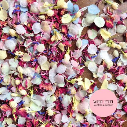 Snow Petal Confetti® - Snow Petals - Light pastels, Rose, Jasmine, 3 shade CF