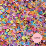 Paper Confetti hearts 1.5cm - Summer Party Mix Lavender Pink