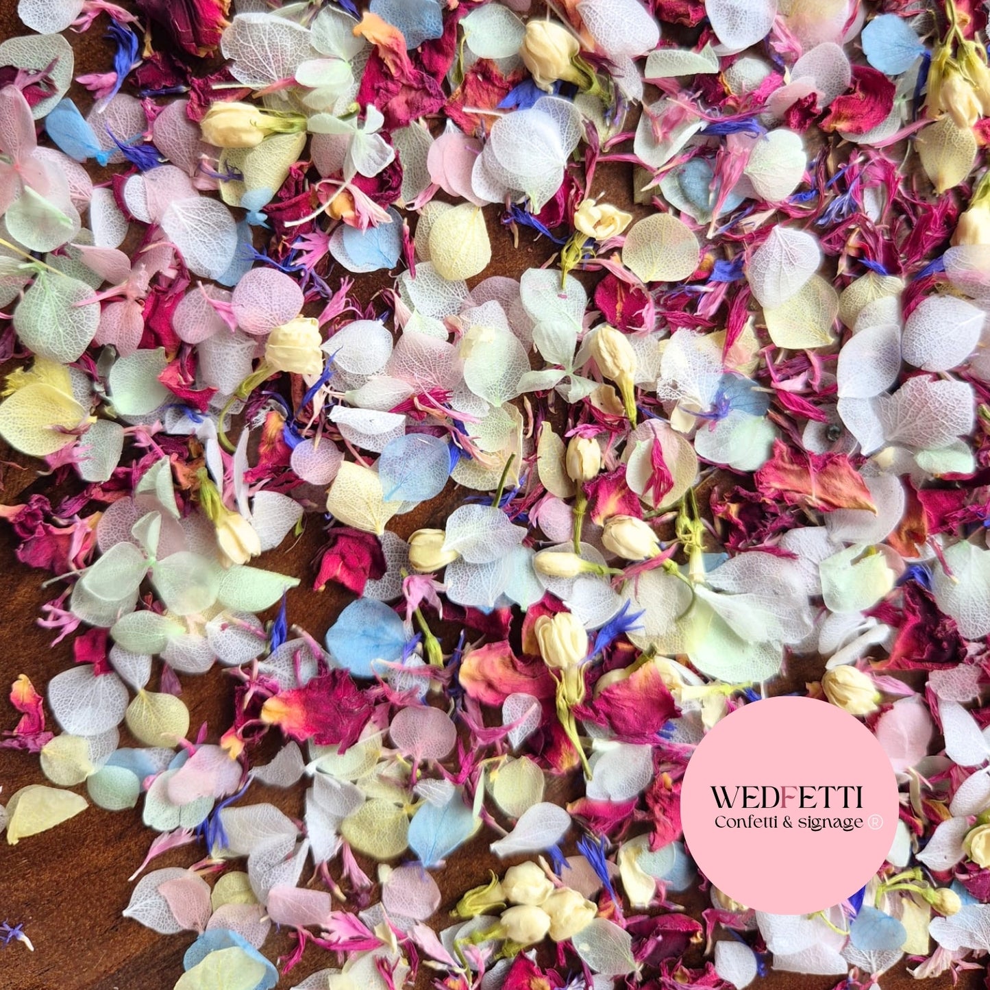 Snow Petal Confetti® - Snow Petals - Light pastels, Rose, Jasmine, 3 shade CF