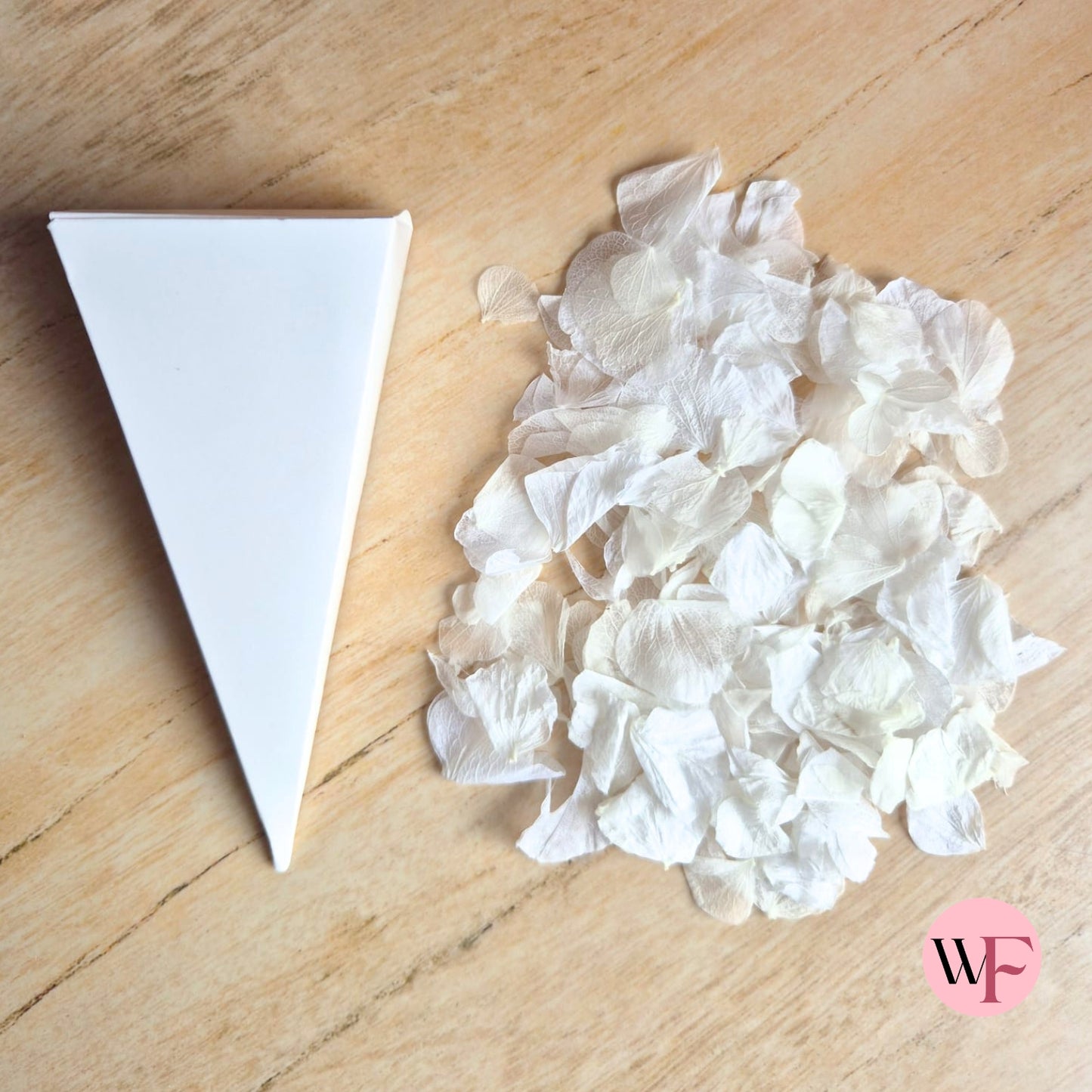 DIY closed Petal/Paper confetti cones (Large)
