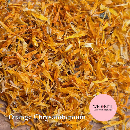 Petal Confetti - Orange Chrysanthemum