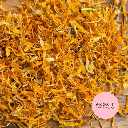 Petal Confetti - Orange Chrysanthemum
