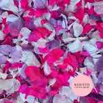 White Fuschia Purple Hydrangea mix