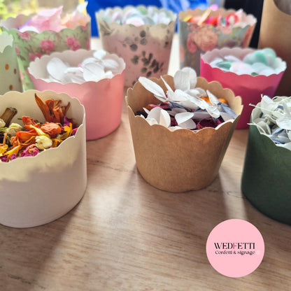Confetti Cups 10 pack - Small serving size (empty)