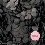 Circles Large 2.5cm Biodegradable - Black