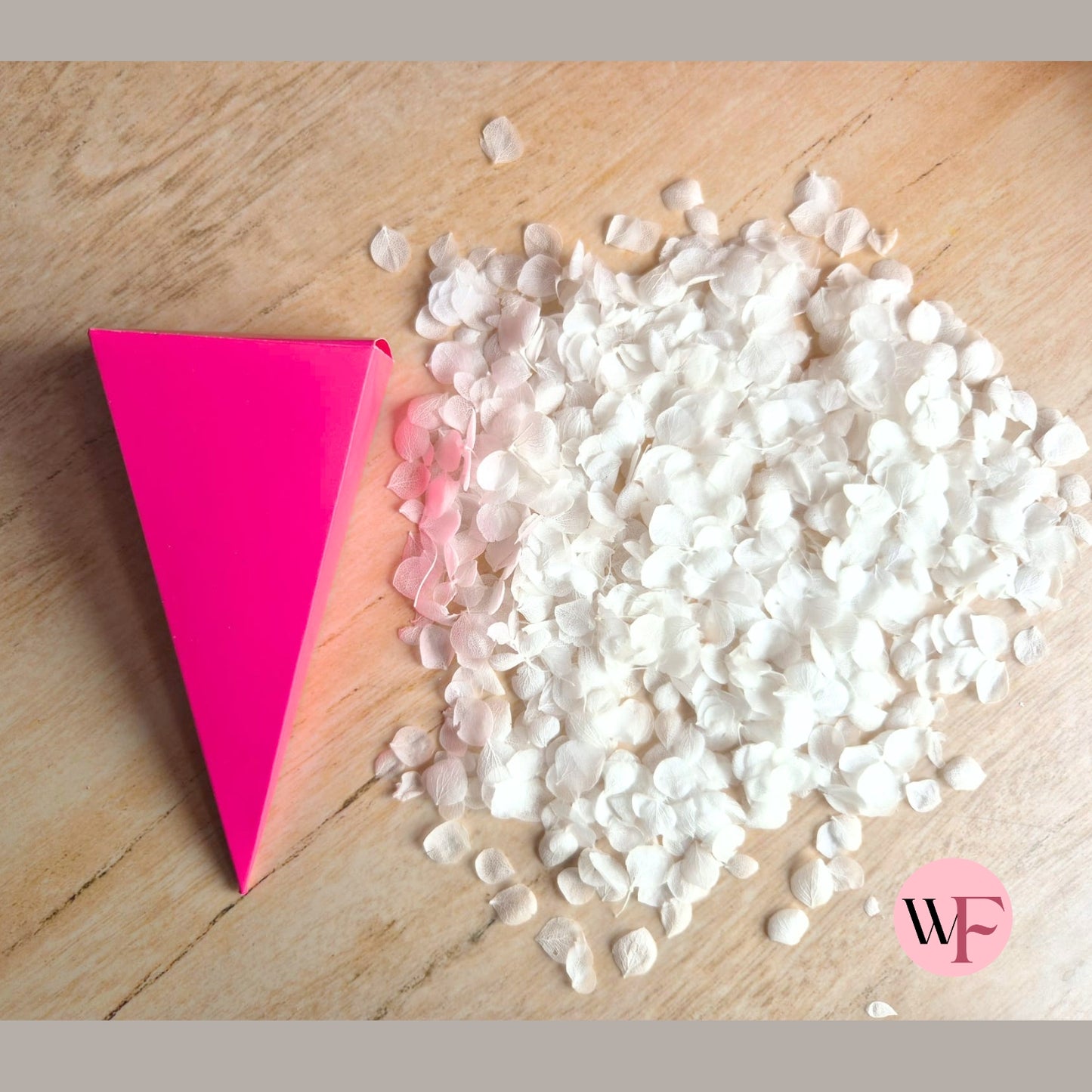 DIY closed Petal/Paper confetti cones (Large)
