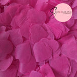 Biodegradable paper Confetti hearts - Electric Fuschia