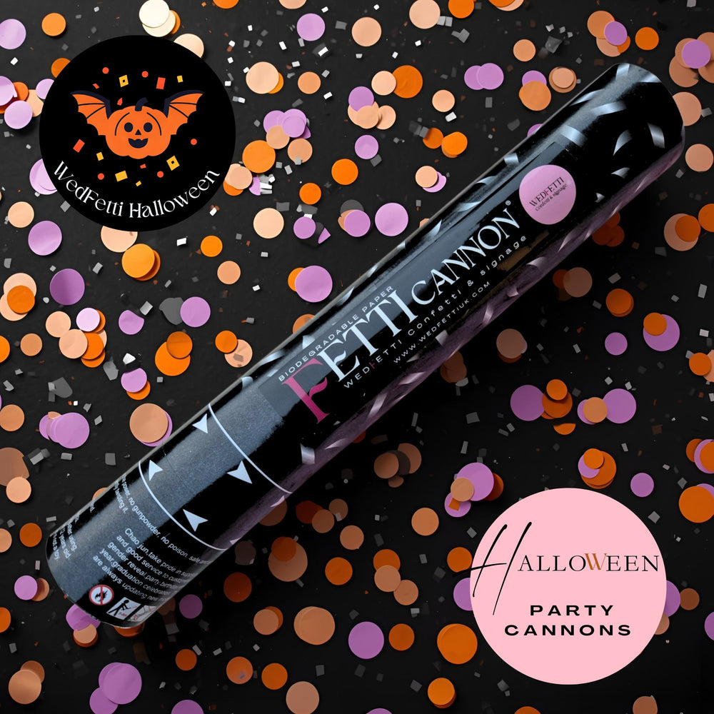 Halloween party Confetti Cannons - Biodegradable