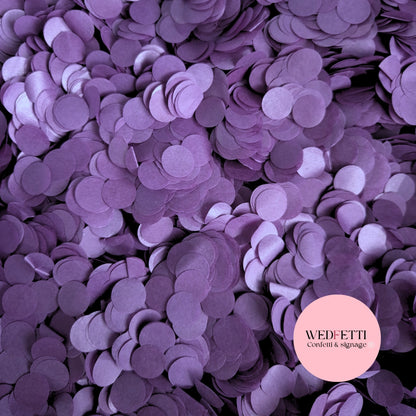 Slow falling paper Confetti - Deep Purple