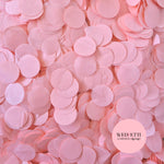 Circles Large 2.5cm Biodegradable - Baby Pink