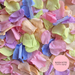 Rose Petals - Soft Pastel Blue