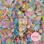 Slow falling paper Confetti - Pastel party Blue