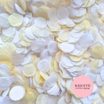 Circles Large 2.5cm Biodegradable - Medium Ivory White