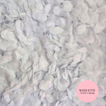 Slow falling paper Confetti - Ice White