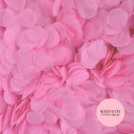 Circles Large 2.5cm Biodegradable - Party Pink